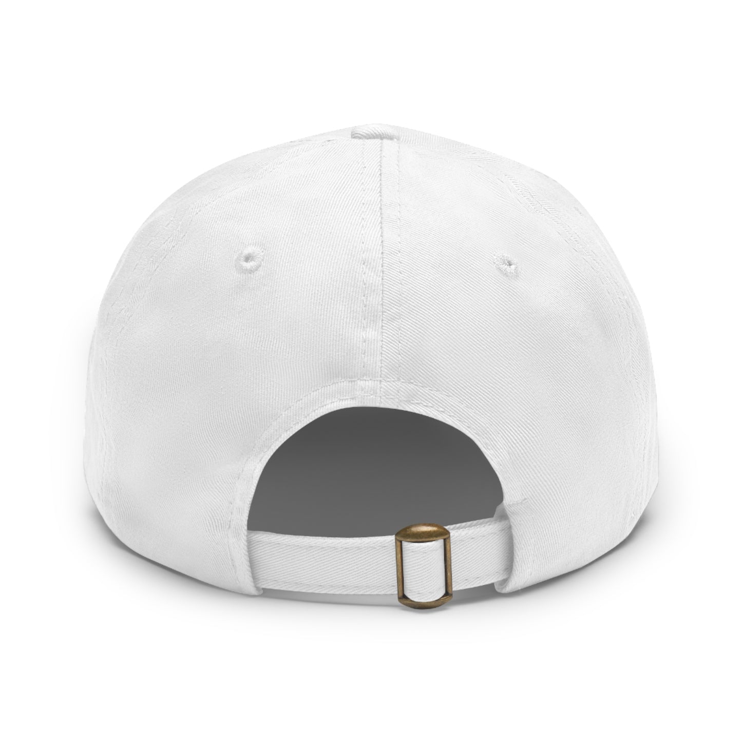 FINDJOY Montana Dad Hat with Leather Patch (Rectangle)