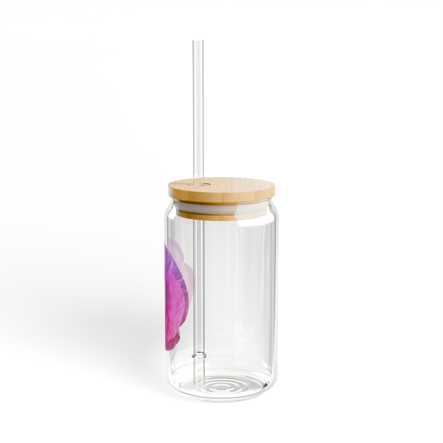 FINDJOY Flower Sipper Glass, 16oz
