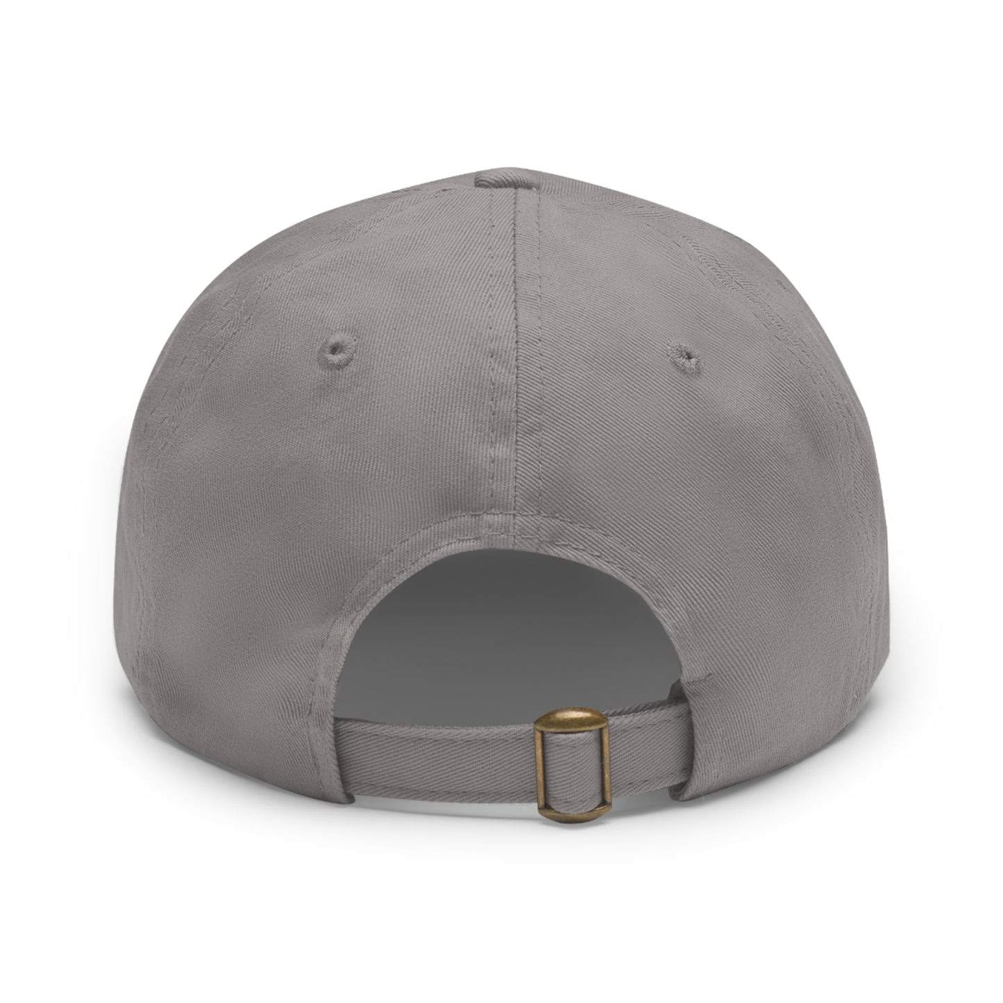 FINDJOY Montana Dad Hat with Leather Patch (Rectangle)