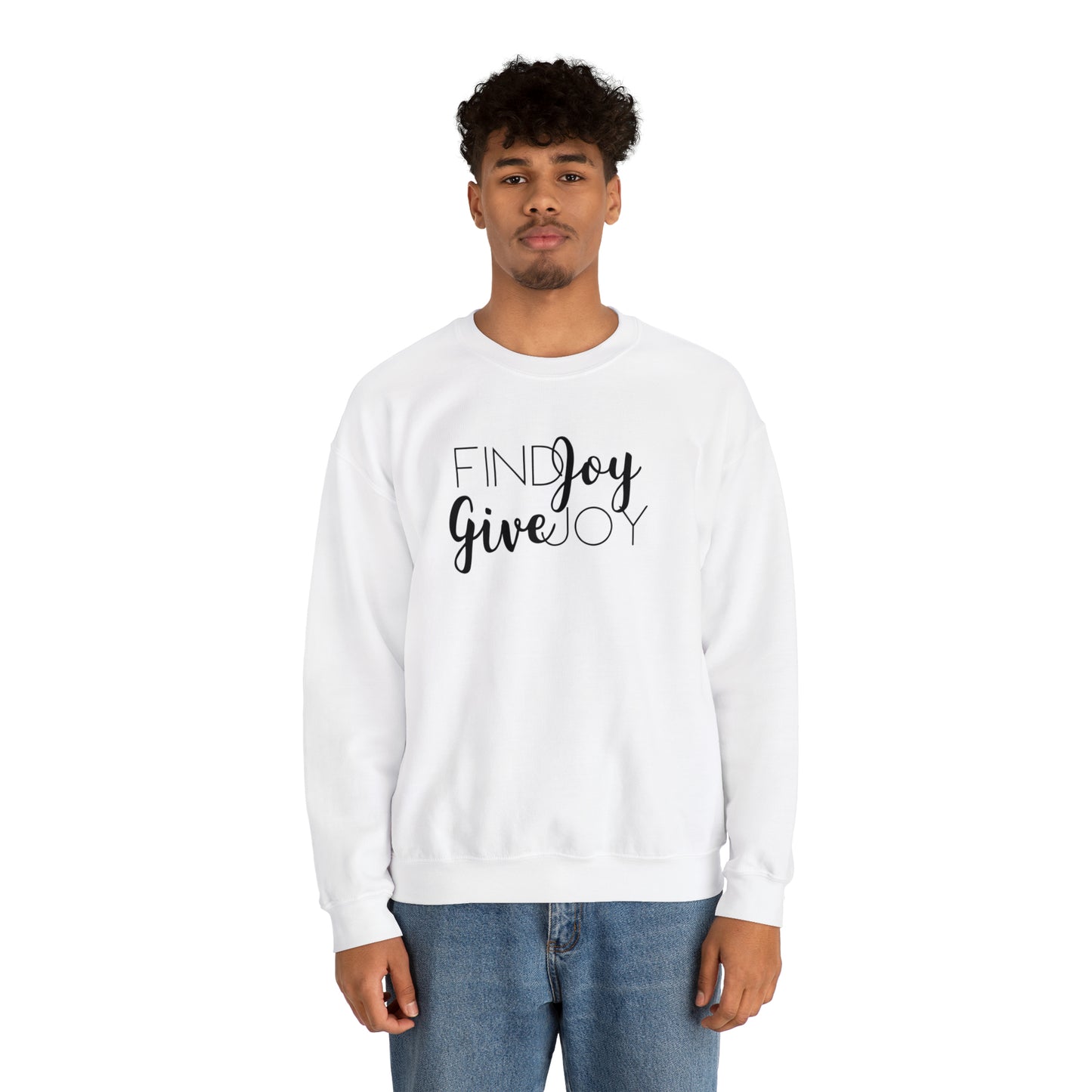 Find JOY Give JOY Crewneck