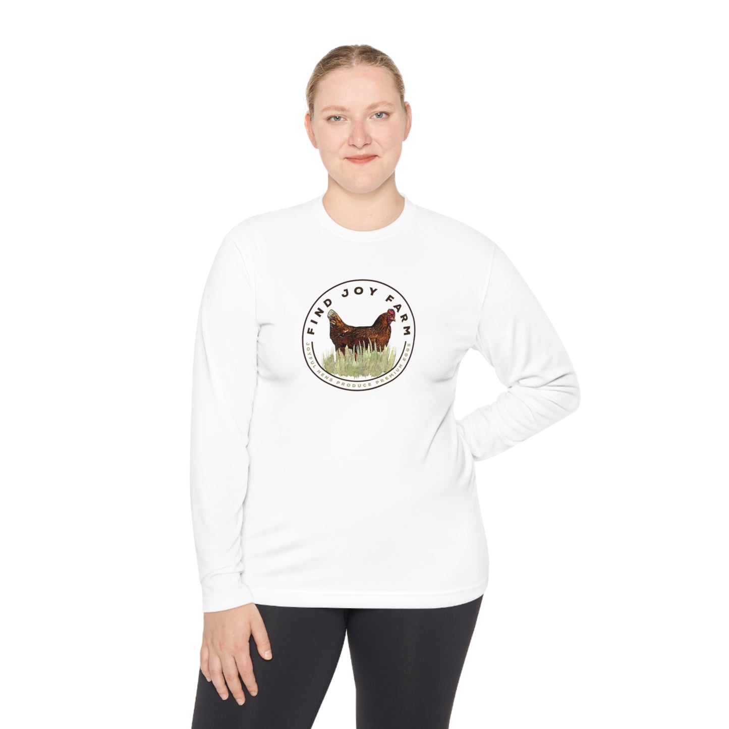 FINDJOY Farm Lightweight Long Sleeve Tee